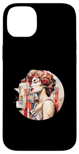Hypatia Kubismus Hülle für iPhone 14 Plus Hypatia Kubismus Hülle für iPhone 14 Plus von Hypatia Art Style Designs For Women in STEM