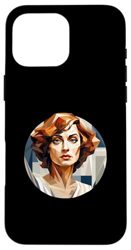 Hypatia Kubismus Hülle für iPhone 16 Pro Max Hypatia Kubismus Hülle für iPhone 16 Pro Max von Hypatia Art Style Designs For Women in STEM