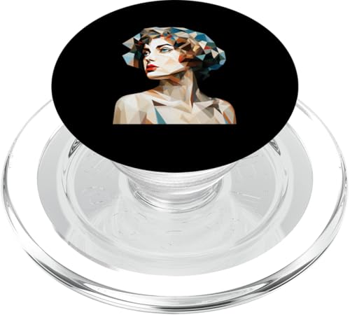 Hypatia Kubismus PopSockets PopGrip für MagSafe Hypatia Kubismus PopSockets PopGrip für MagSafe von Hypatia Art Style Designs For Women in STEM