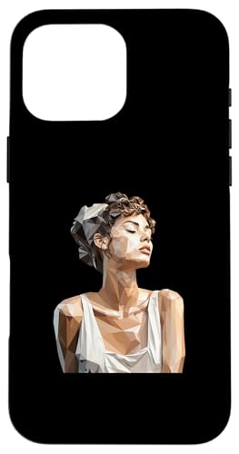 Hypatia Low Poly Art Hülle für iPhone 16 Pro Max Hypatia Low Poly Art Hülle für iPhone 16 Pro Max von Hypatia Art Style Designs For Women in STEM