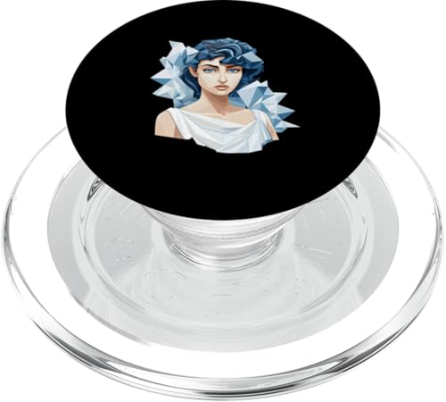 Hypatia Origami PopSockets PopGrip für MagSafe Hypatia Origami PopSockets PopGrip für MagSafe von Hypatia Art Style Designs For Women in STEM