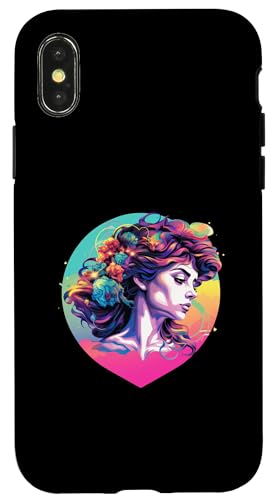 Hypatia Psychedelisch Hülle für iPhone X/XS Hypatia Psychedelisch Hülle für iPhone X/XS von Hypatia Art Style Designs For Women in STEM