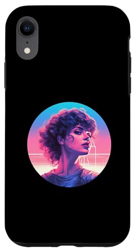 Hypatia Synthwave Hülle für iPhone XR Hypatia Synthwave Hülle für iPhone XR von Hypatia Art Style Designs For Women in STEM