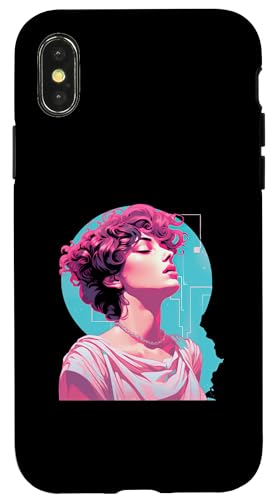 Hypatia Vaporwave Hülle für iPhone X/XS Hypatia Vaporwave Hülle für iPhone X/XS von Hypatia Art Style Designs For Women in STEM