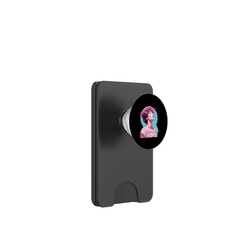 Hypatia Vaporwave PopSockets PopWallet für MagSafe Hypatia Vaporwave PopSockets PopWallet für MagSafe von Hypatia Art Style Designs For Women in STEM