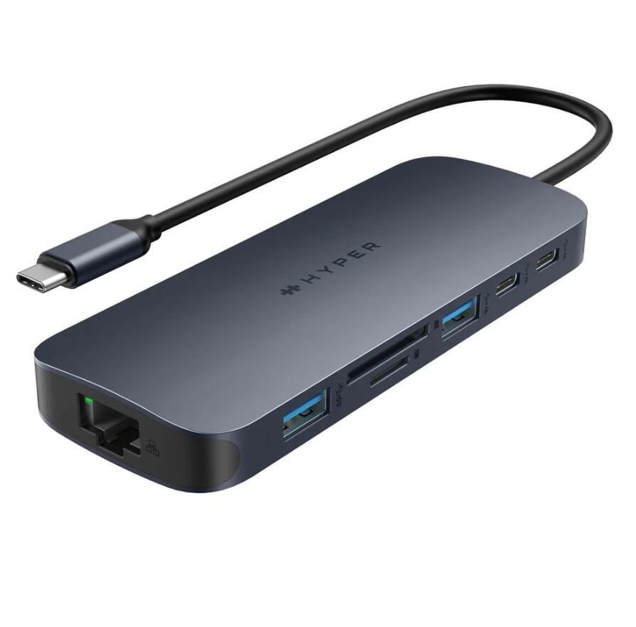 Hyper® HyperDrive EcoSmart™ Gen.2 Dual HDMI USB-C® 11-in-1 Hub w 140 W PD3.1 ... von Hyper