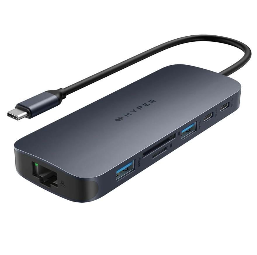 Hyper® HyperDrive EcoSmart™ Gen.2 Universal USB-C® 10-in-1 Hub w 140 W PD3.1 ... von Hyper