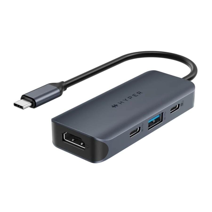 Hyper® HyperDrive EcoSmart™ Gen.2 Universal USB-C® 4-in-1 Hub w 100 W PD Powe... von Hyper