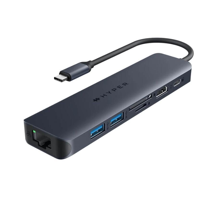 Hyper® HyperDrive EcoSmart™ Gen.2 Universal USB-C® 7-in-1 Hub w 100 W PD Powe... von Hyper