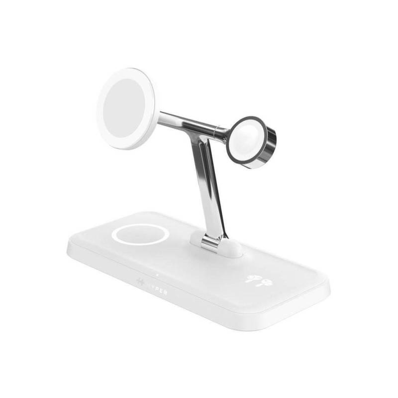Hyper® HyperJuice HJ3004WHGL Next Qi2 4-in-1 Magnetische Ladestation von Hyper