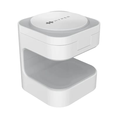 Hyper HyperJuice Next Qi2 3-in-1 Magnetische Ladestation Weiß von Hyper