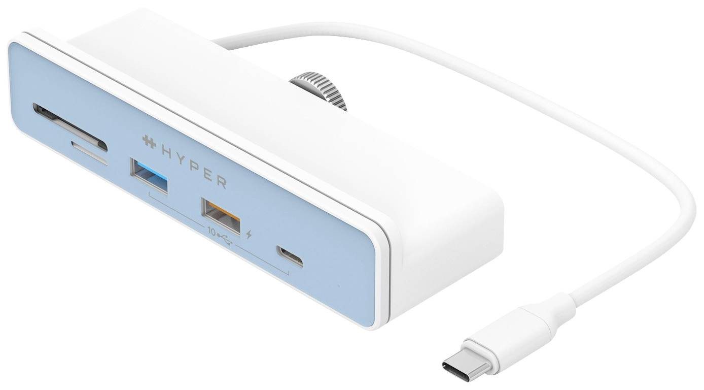 Hyper USB-Verteiler HYPER Drive 6-in-1 USB-C Hub Für iMac, weiß Hyper USB-Verteiler HYPER Drive 6-in-1 USB-C Hub Für iMac, weiß von Hyper