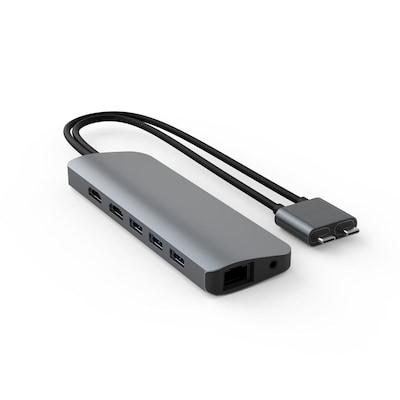 Hyper VIPER 10-in-2 USB-C Hub Grau Hyper VIPER 10-in-2 USB-C Hub Grau von Hyper
