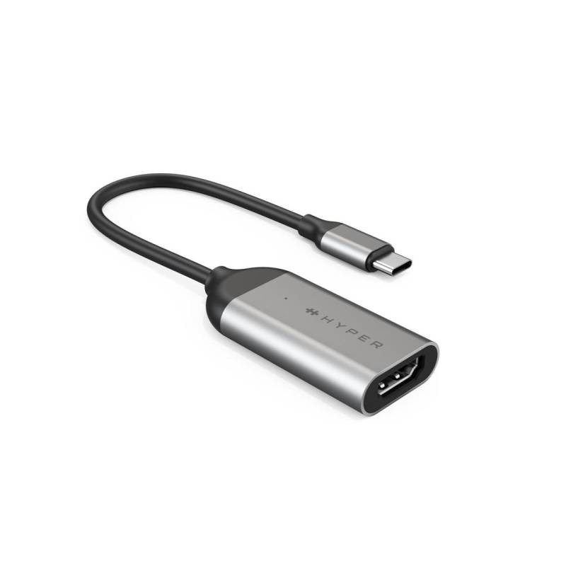 HyperDrive USB-C auf 8K 60Hz / 4K 144Hz HDMI Adapter, schwarz von Hyper