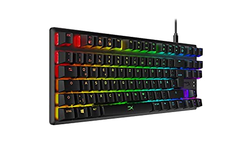 HyperX , USB-A, Alloy Origins Core – RGB Mechanische Gaming Tastatur, Tenkeyless, HyperX Red switches (DE layout) von HyperX