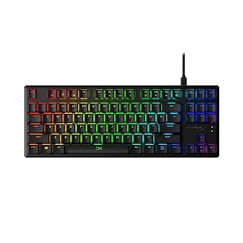 HyperX Alloy Origins Core – RGB Mechanische Gaming Tastatur, Tenkeyless, HyperX Aqua, (QWERTY – US Layout) von HyperX