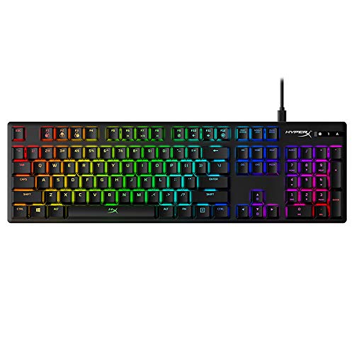 HyperX Alloy Origins – RGB Mechanische Gaming Tastatur, HyperX Red switches (US QWERTY) von HyperX