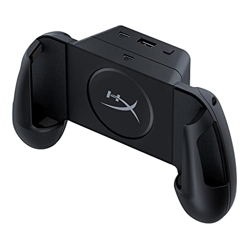 HyperX ChargePlay Clutch Mobile – Qi Wireless-zertifizierte Controller Griffe mit Ladefunktion für Mobiltelefone, Abnehmbarer Akku, kompatibel mit Qi-fähigen Android- und iPhone-Geräten, HX-CPCM-U von HyperX