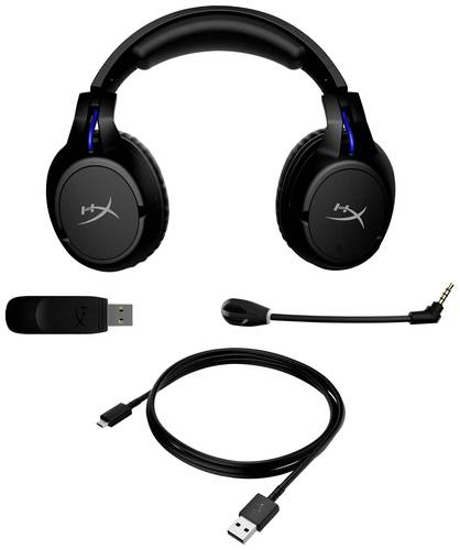 HyperX Cloud Flight Wireless Gaming Over Ear Headset Funk, kabelgebunden Stereo Schwarz HyperX Cloud Flight Wireless Gaming Over Ear Headset Funk, kabelgebunden Stereo Schwarz von HyperX