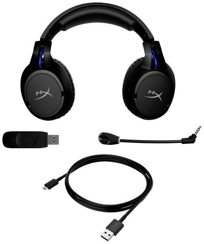 HyperX Cloud Flight Wireless Gaming Over Ear Headset Funk, kabelgebunden Stereo Schwarz von HyperX