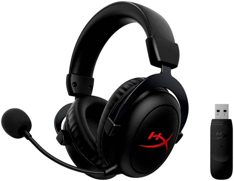 HyperX Cloud II Core Wireless Gaming-Headset (Mikrofon abnehmbar, Stummschaltung) von HyperX