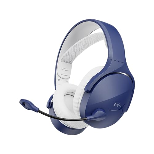 HyperX Cloud Jet – Dual Wireless Gaming Headset, 2.4GHz & Bluetooth, PC, Mac, PS5, PS4, Mobile, 40mm Treiber, 25 Stunden Akkulaufzeit, Swivel-to-Mute Mikrofon, Leichtes Design, Blau HyperX Cloud Jet – Dual Wireless Gaming Headset, 2.4GHz & Bluetooth, PC, Mac, PS5, PS4, Mobile, 40mm Treiber, 25 Stunden Akkulaufzeit, Swivel-to-Mute Mikrofon, Leichtes Design, Blau von HyperX