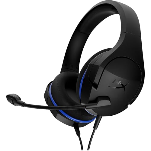HyperX Cloud Stinger Core Gaming-Headset, Over-Ear, 40-mm-Treiber, integrierte Kabelsteuerung, kompatibel mit PS5, PS4, PS4 Pro und PC, flexibles Mikrofon, Schwarz-Blau HyperX Cloud Stinger Core Gaming-Headset, Over-Ear, 40-mm-Treiber, integrierte Kabelsteuerung, kompatibel mit PS5, PS4, PS4 Pro und PC, flexibles Mikrofon, Schwarz-Blau von HyperX