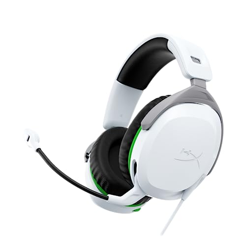 HyperX CloudX Stinger 2 – Gaming Headset for Xbox [Licensed], Signature Comfort, Adjustable Headband, Wired, White von HyperX
