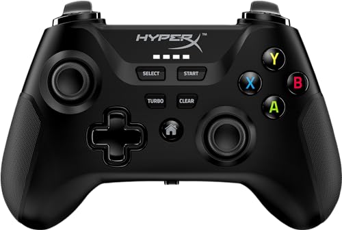 HyperX Clutch - Wireless Gaming Controller für Android und PC, Cloud und Mobile Gaming, Bluetooth, 2,4 GHz Wireless, USB-C auf USB-A Wired Connection, Standard-Tastenlayout, Abnehmbarer Telefonclip HyperX Clutch - Wireless Gaming Controller für Android und PC, Cloud und Mobile Gaming, Bluetooth, 2,4 GHz Wireless, USB-C auf USB-A Wired Connection, Standard-Tastenlayout, Abnehmbarer Telefonclip von HyperX