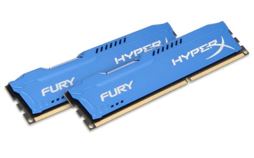 HyperX HX316C10FK2/16 Fury Blau Arbeitsspeicher, DDR3, 16GB (Kit 2x 8GB), 1600MHz, CL10, 240-pin UDIMM von HyperX