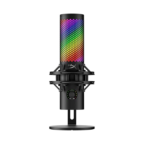 HyperX QuadCast 2 S USB-Mikrofon, RGB-Beleuchtung, 32-Bit/192 kHz Audio, Vier Richtcharakteristiken, Tap-to-Mute-Sensor, Multifunktionsknopf, abnehmbare Dämpferhalterung, NGENUITY-kompatibel, Schwarz HyperX QuadCast 2 S USB-Mikrofon, RGB-Beleuchtung, 32-Bit/192 kHz Audio, Vier Richtcharakteristiken, Tap-to-Mute-Sensor, Multifunktionsknopf, abnehmbare Dämpferhalterung, NGENUITY-kompatibel, Schwarz von HyperX