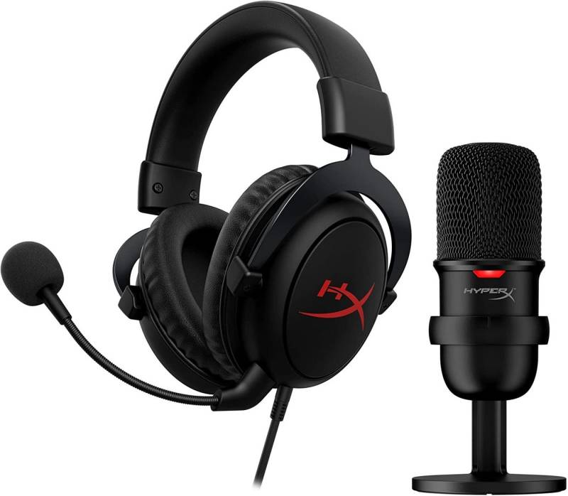 HyperX Streamer Pack Headset INKLUSIVE Mikrofon PC, PS4, PS5, Xbox, Switch Gaming-Headset von HyperX