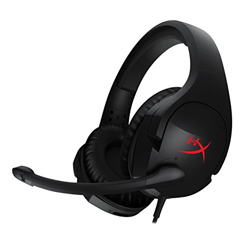 HyperXCloud Mit Kabel, Stinger–Gaming-Headset,fürPC,DTSHeadphone:XSpatialAudio,Memoryschaum,weichesKunstleder,robusterSchiebemechanismusausStahl,StummschaltungdurchWegklappendesMikrofons, Schwarz von HyperX