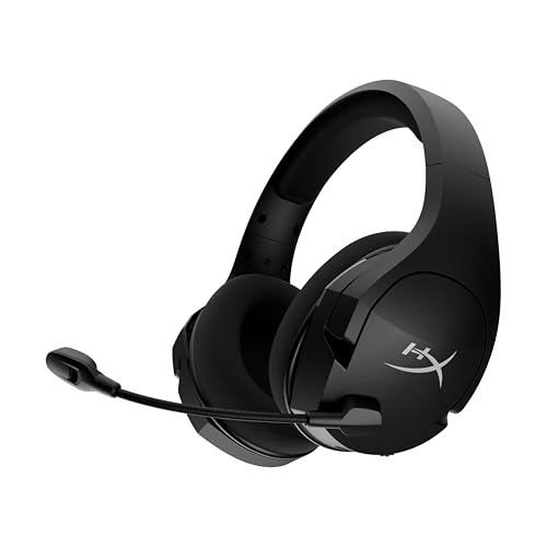 HyperX Cloud Stinger Core Wireless Gaming-Headset, 7.1 Surround, DTS Headphone:X, Geräuschunterdrückendes Mikrofon, 2,4-GHz, PC-kompatibel, integrierte Steuerung, Schwarz von HyperX