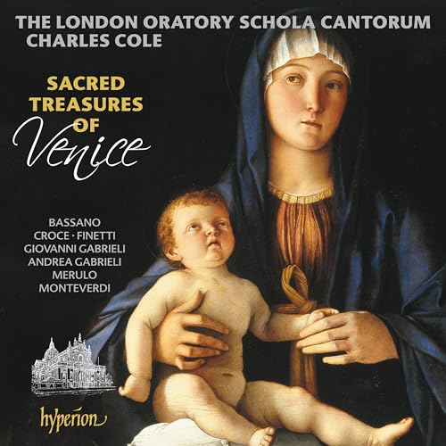 Sacred treasures of Venice - Werke von Gabrieli, Merulo, Monteverdi u.a. von Hyperion (Note 1 Musikvertrieb)