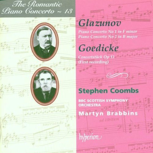 Glazunov / Goedicke: Piano Concertos, Romantic Piano Concerto Vol. 13 Import Edition (1996) Audio CD von Hyperion UK