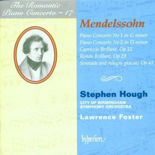 Romantic Piano Concerto, Vol. 17 - Mendelssohn: Piano Concertos Nos. 1 & 2; Capriccio Brillant; Rondo Brillant Import Edition (1997) Audio CD von Hyperion UK