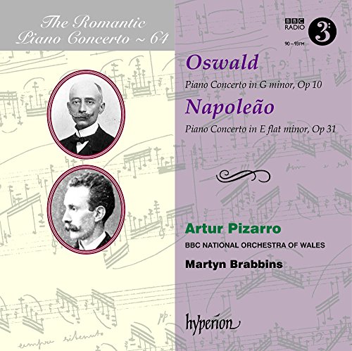 Oswald/Napoleão: Das romantische Klavierkonzert Vol.64 von Hyperion