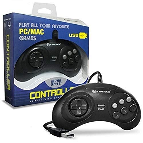 Hyperkin : Genesis GN6 USB Wired Controller Joystick Gamepad Für PC MAC Linux von Hyperkin