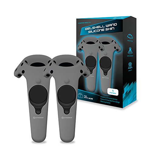 Hyperkin GelShell Controller Silikon-Schutzfolie für HTC Vive Pro/HTC Vive, Grau, 2 Stück Hyperkin GelShell Controller Silikon-Schutzfolie für HTC Vive Pro/HTC Vive, Grau, 2 Stück von Hyperkin