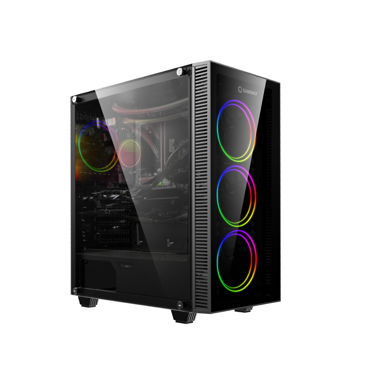 Hyrican Draco XD 6997 AMD Ryzen 7 7700X, 16GB DDR5 RAM, 1TB M.2 SSD, NVIDIA RTX 4070 (12GB GDDR6X), AIO Wasserkühlung, Windows 11 Home von Hyrican