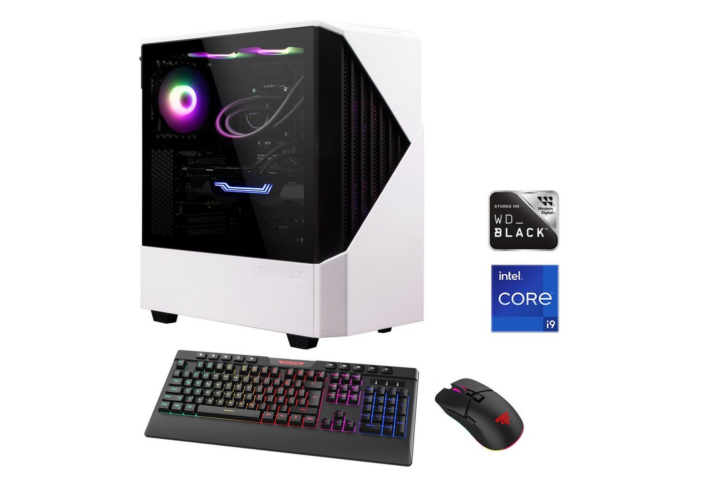 Hyrican Horizon 7119 Gaming-PC (Intel® Core i9 13900KF, RTX 4090, 64 GB RAM, 2000 GB SSD, Wasserkühlung, DDR5 5600MHz RAM, WD_BLACK™ M.2 SSD Gen4, Windows 11) von Hyrican