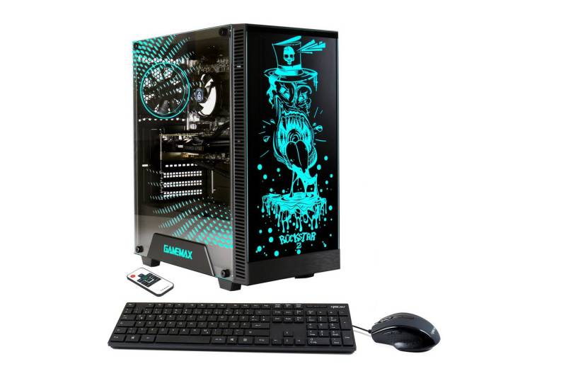 Hyrican Multimedia-PC Rockstar 6736 PC (AMD Ryzen 5 5600G, Radeon Graphics, 16 GB RAM, 2000 GB SSD, Luftkühlung, Windows 11) von Hyrican