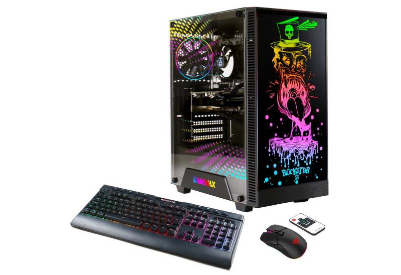 Hyrican Rockstar 7365 Gaming-PC (AMD Ryzen 5 Ryzen™ 5 9600X, RTX 4060, 32 GB RAM, 1000 GB SSD, Luftkühlung, DDR5 RAM, Windows 11) von Hyrican