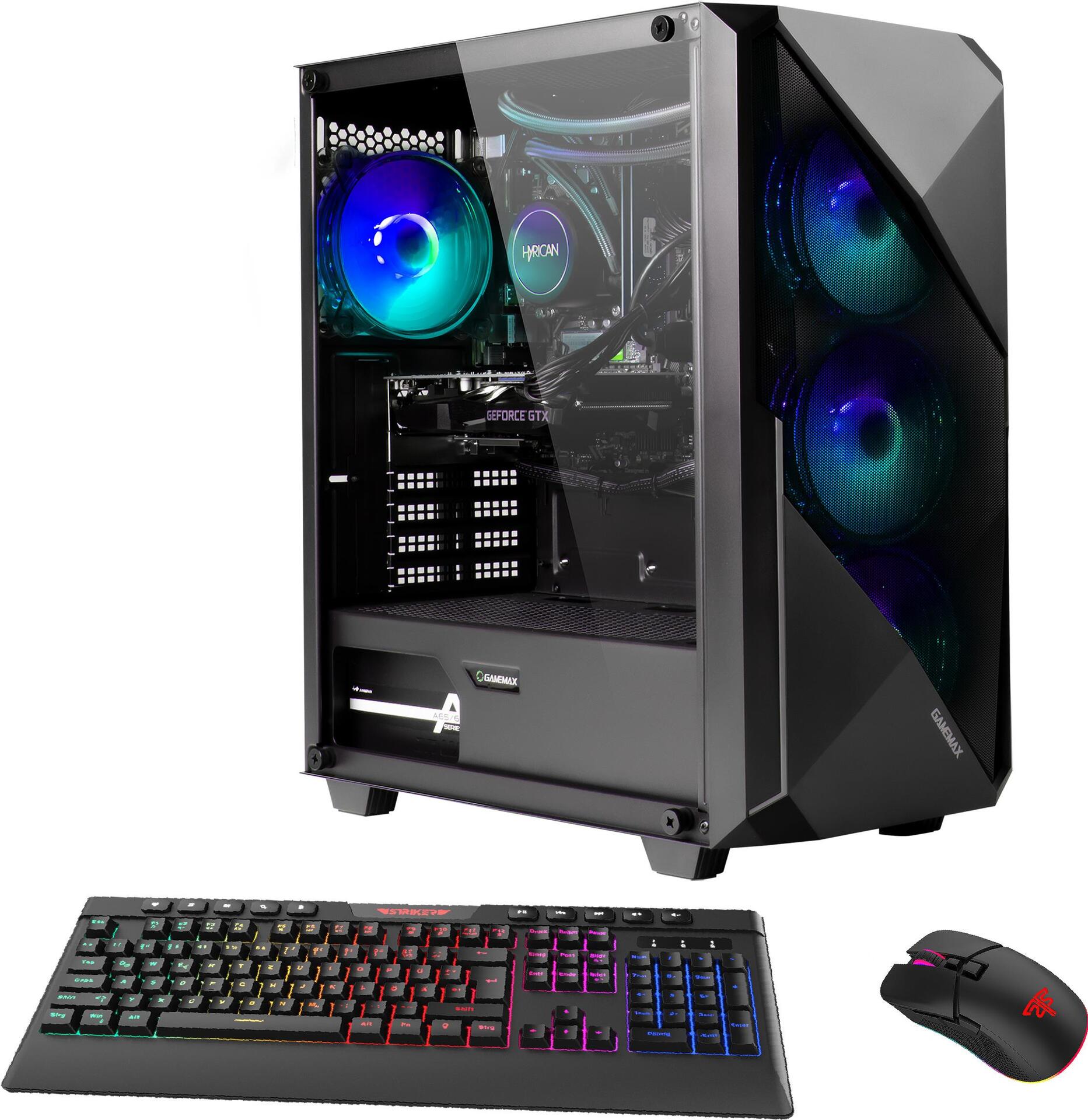 Hyrican Striker 7213 Intel® Core i7 i7-14700F 32 GB DDR5-SDRAM 2 TB SSD NVIDIA GeForce RTX 4070 SUPER Windows 11 Home Desktop PC Schwarz (PCK07213) von Hyrican