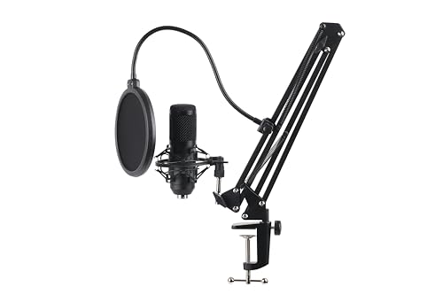 Hyrican Striker ST-SM50 Studio-Mikrofon, schwarz, USB, MMZ01021 von Hyrican