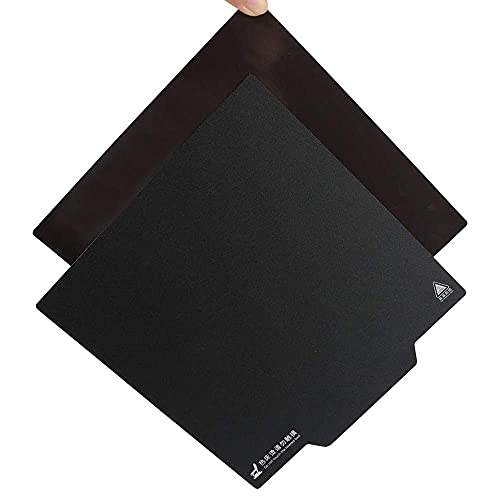 HysiPrui 220x220 mm 8.66”x8.66” Bauplatte Magnetisch mit Griff Plattform 3D-Drucker Hot Bed Sticker Oberfläche Schwarze Farble von HysiPrui