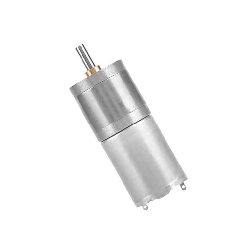 1 Stücke 25mm DC 12 V 25GA-370 Low Speed ​​Metallgetriebemotor für Elektronische Sperre Elektrische Spielzeugauto Kinder Motorrad(12V 60RPM) von Hyuduo