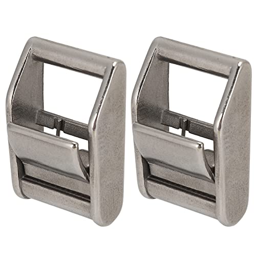 1-Zoll-Hochleistungs-Nockenschnallenversteller aus Edelstahl, Korrosionsbeständig, für Schiffe, Gepäck, Fracht mit Nockenklappenschnallen, Edelstahl 316, 50 X 34 Mm, 5 Stück 1-Zoll-Hochleistungs-Nockenschnallenversteller aus Edelstahl, Korrosionsbeständig, für Schiffe, Gepäck, Fracht mit Nockenklappenschnallen, Edelstahl 316, 50 X 34 Mm, 5 Stück von Hyuduo