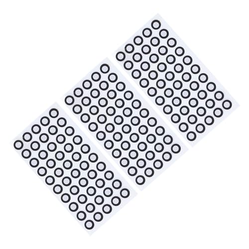 1200 Stück 3D-Scan-Marker, 3D-Tracking-Punkt, 6 Mm Innendurchmesser, 10 Mm Außendurchmesser, Hochreflektierend, Stark Haftender Referenzpunktmarker für Reverse Engineering und von Hyuduo